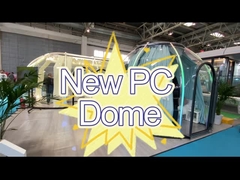 กรอบอลูมิเนียมเต็นท์ฟองอากาศกลางแจ้งเต็นท์แคมป์ปิ้งบับเบิ้ลความต้านทานรังสียูวี