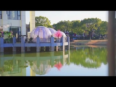 UV หลีกเลี่ยงเต็นท์ฟองอากาศบ้านเต็นท์ตั้งแคมป์โปร่งใสสภาพอากาศ