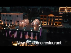 กันน้ำ UV Protection Clear Bubble Tents 4m2 - 24m2 การระบายอากาศ