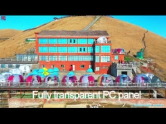 เต็นท์บับเบิ้ลป้องกันรังสียูวีแบบพกพาพร้อมระบบไฟส่องสว่าง