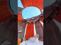 กันน้ำ UV Protection Clear Bubble Tents 4m2 - 24m2 การระบายอากาศ