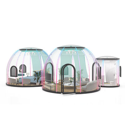 คุณภาพ  Waterproof Glamping Bubble Tent Bubble Dome Tent For Leisure Facilities โรงงาน