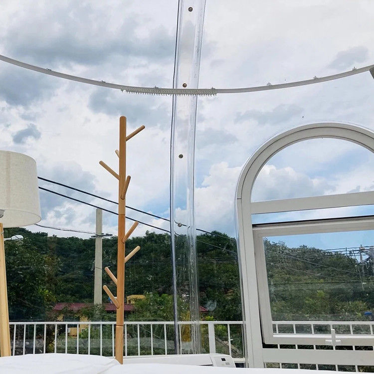 เต็นท์ฟองกลางแจ้งสีที่กำหนดเองเส้นผ่านศูนย์กลาง 5 ม. เต็นท์โดมกันน้ำ