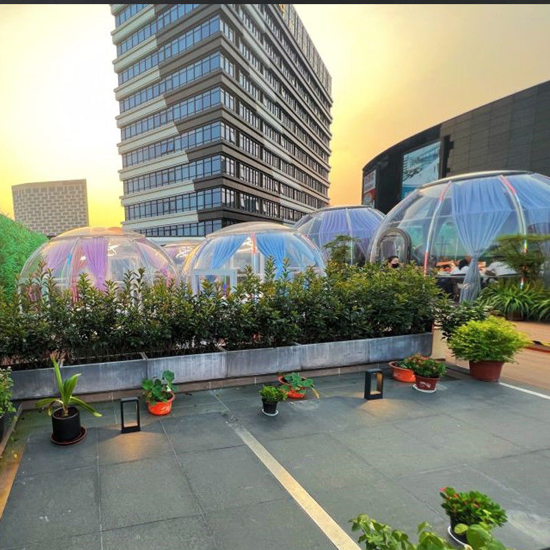 โรงงานโดยตรงสวน Sunroom ชายหาดกลางแจ้งโปร่งใสโดมเต็นท์แคมป์ Tiny House