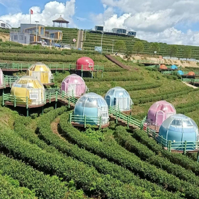 3m x 2.3m Clear Dome House Igloo Bubble Tent พร้อมงานเลี้ยงและกิจกรรม