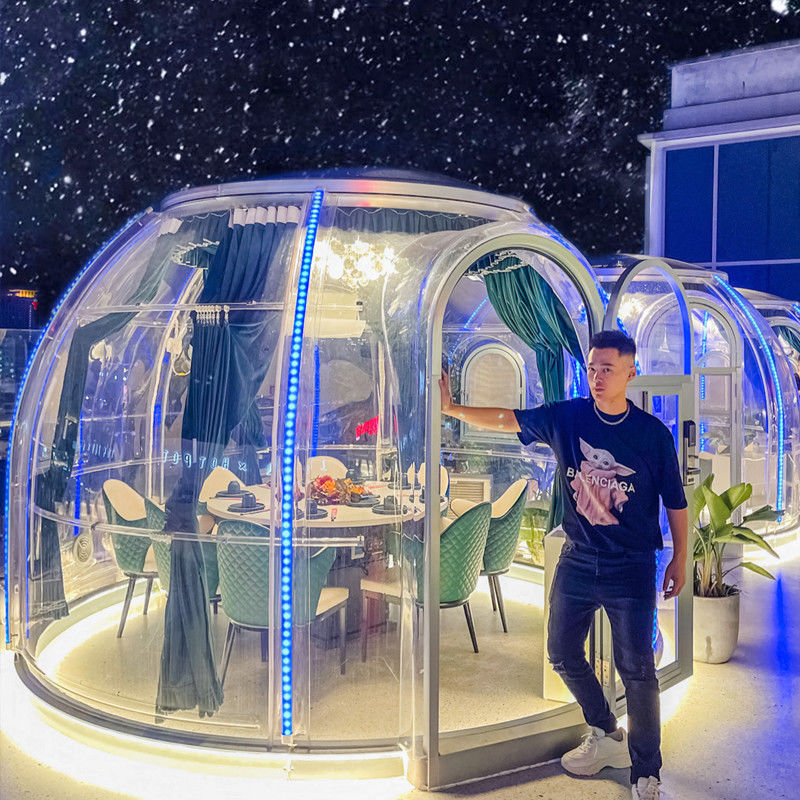 3m x 2.3m Clear Dome House Igloo Bubble Tent พร้อมงานเลี้ยงและกิจกรรม