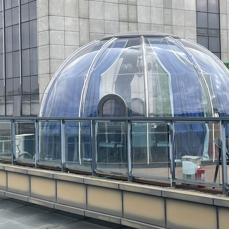 PC Dome House Glamping Bubble Tent สําหรับแคมป์กลางแจ้งและงานเลี้ยงในสวนหลังบ้าน