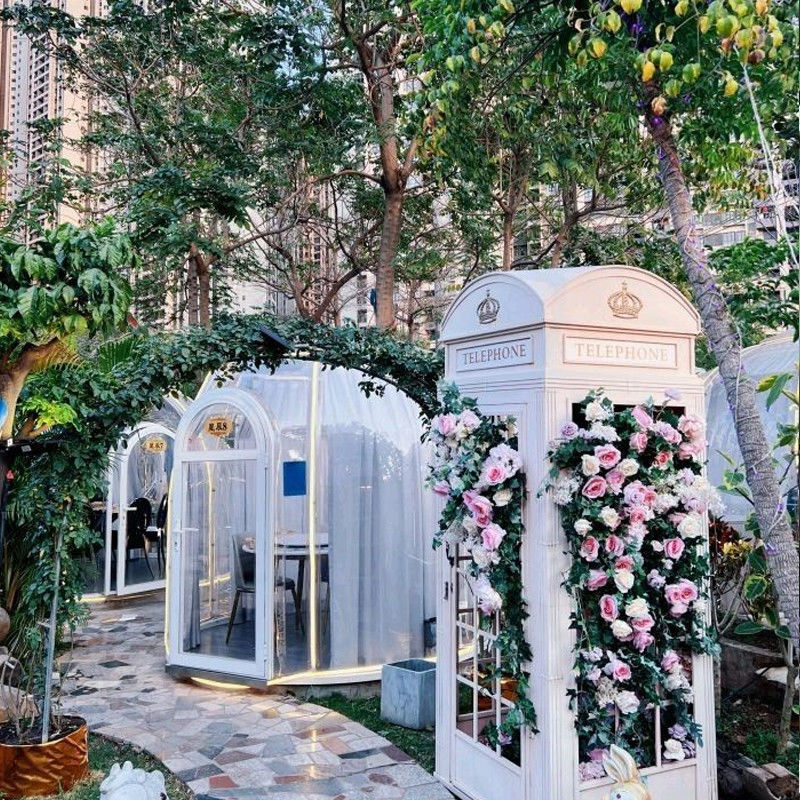 กีฬา 6m Geodetic Dome PC Clear Dome House สําหรับงานปาร์ตี้และกิจกรรม